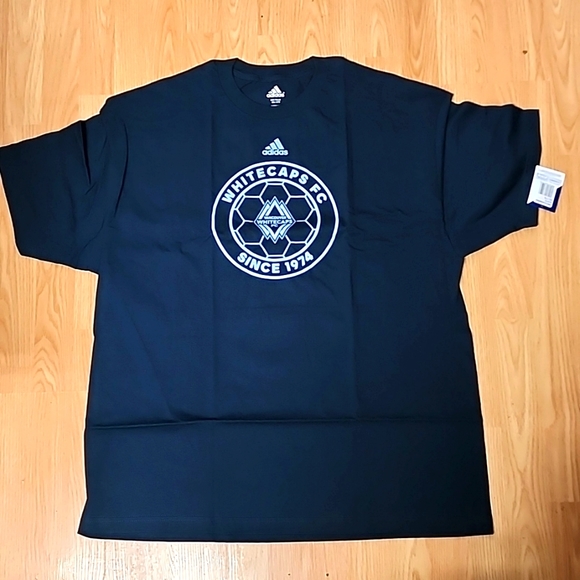 adidas Other - Addidas Vancouver Whitecap Football MLS logo Men's Tee Size XXL